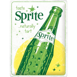 Metallskylt - Sprite bottle