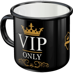 Emaljmugg VIP Only