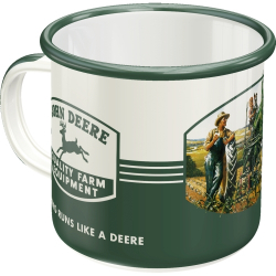 Emaljmugg John Deere