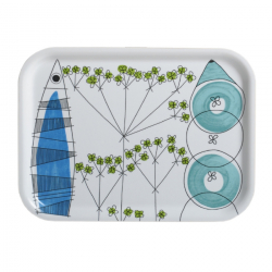 Picknick bricka i originalfärg 27x20 cm