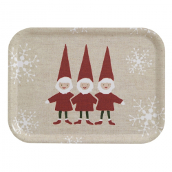 Tomtenisse, bricka, 27x20cm