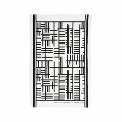 Pickepin, kökshandduk, svart