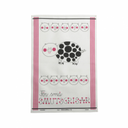 För små smutsgrisar, kökshandduk