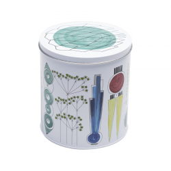 Picknick rund burk, original 13x15 cm