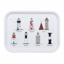 Svenska fyrar, bricka, multi, 27x20cm
