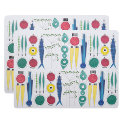 Picknick, bordstablett kork, multi (2-pack)