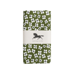 Belle Amie, vaxduk, mörkgrön, 145x220cm