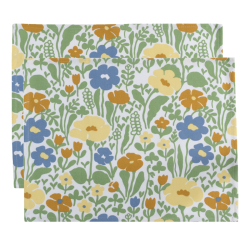 Fauna, bordstablett, gulgrön, 45x34cm 2-pack