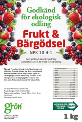 Frukt & Bärgödsel ekologisk 1 kg