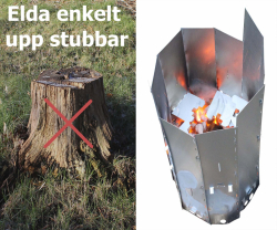 Stubbskorsten™ - elda enkelt upp dina stubbar