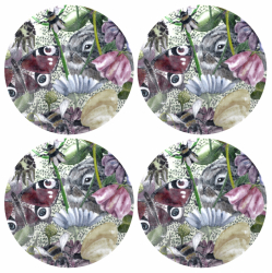 Glasunderlägg, Sommarhage 90 mm Ø