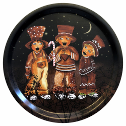 Bricka 31 cm ø Pepparkakeland