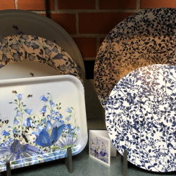 Bricka Blue, 20x27 cm