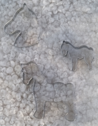 Pepparkaksformar hästar