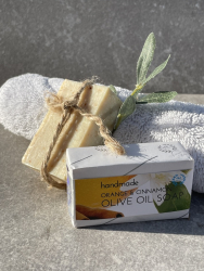 Grekisk olivtvål med apelsin och kanel 