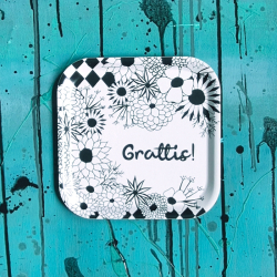 bricka/kakfat GRATTIS 20x20 cm