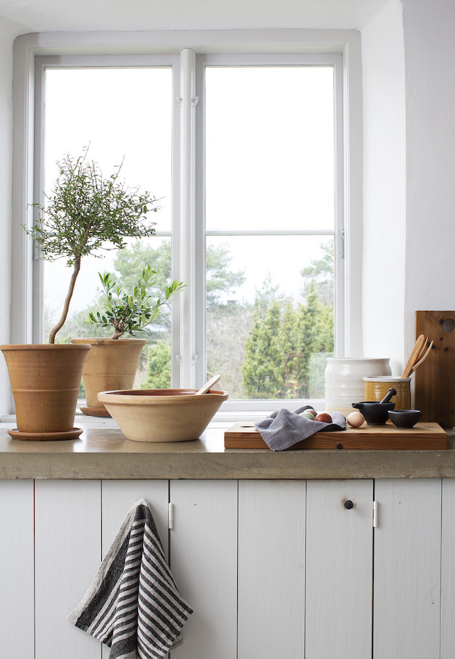 Linnehandduk Randig Made in Järvsö 2