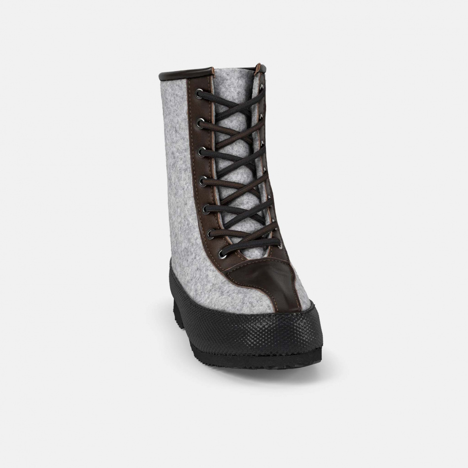 Luddan Hög Grå/Brun (stl 35-47) 3