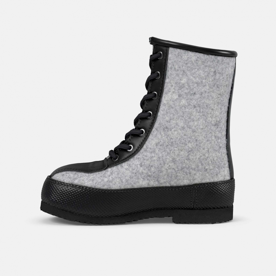 Varm vintersko i ull