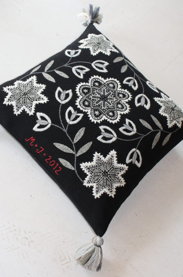 Materialsats yllekudde 