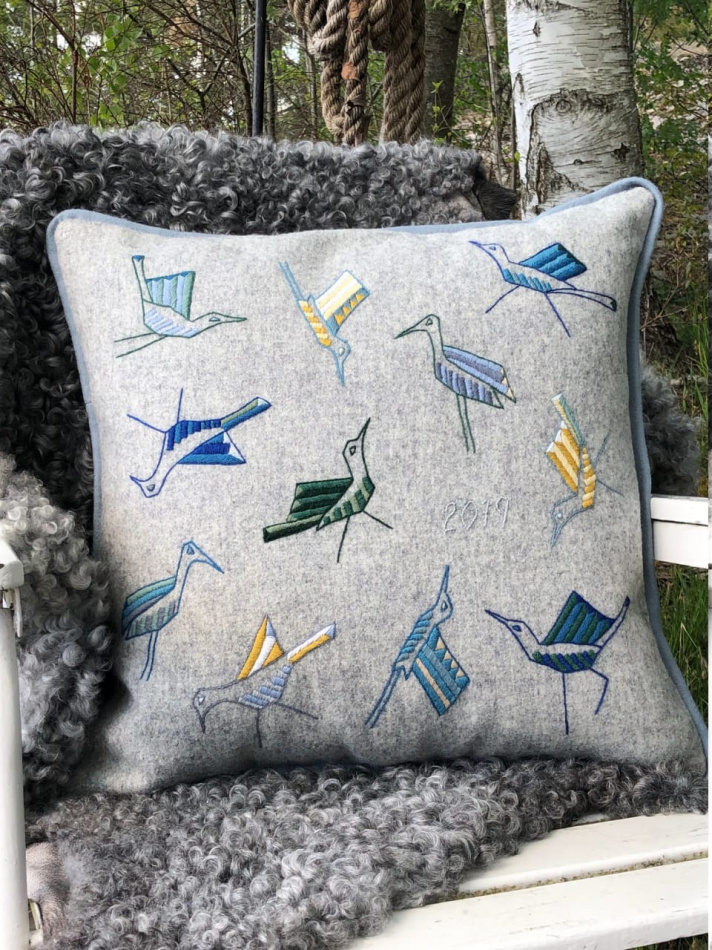 Materialsats yllekudde 