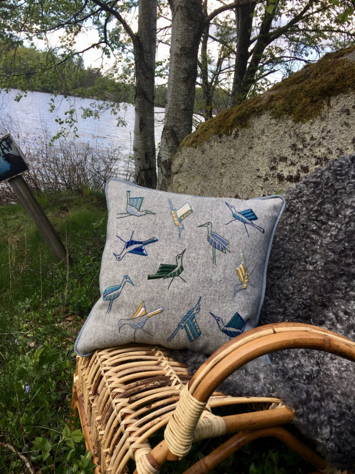 Materialsats yllekudde 