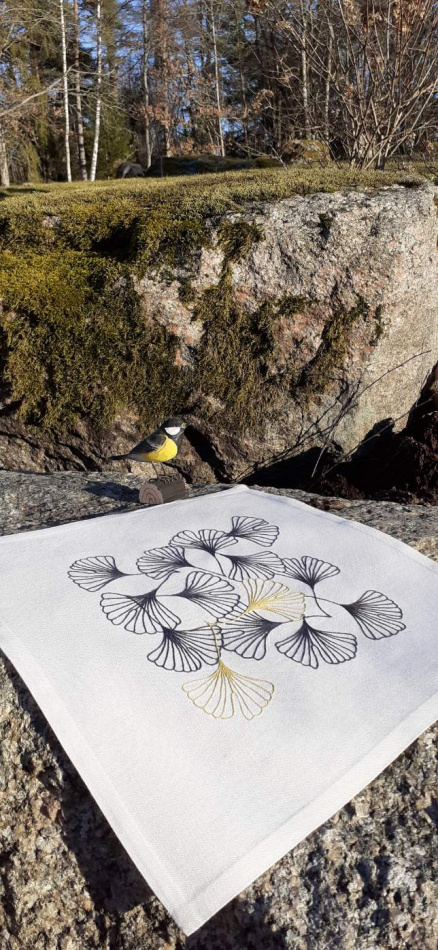 materialsats duk GINKGO 2