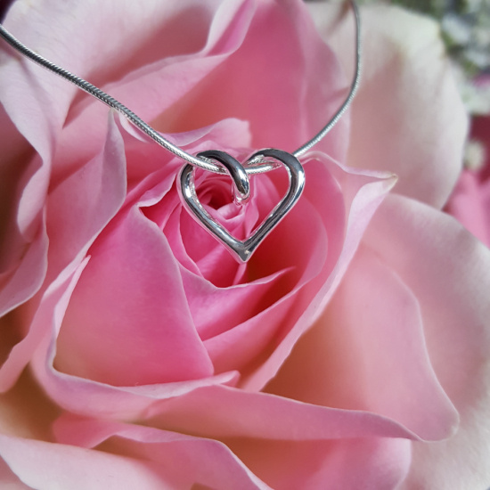 Hjärta i silver - Mini