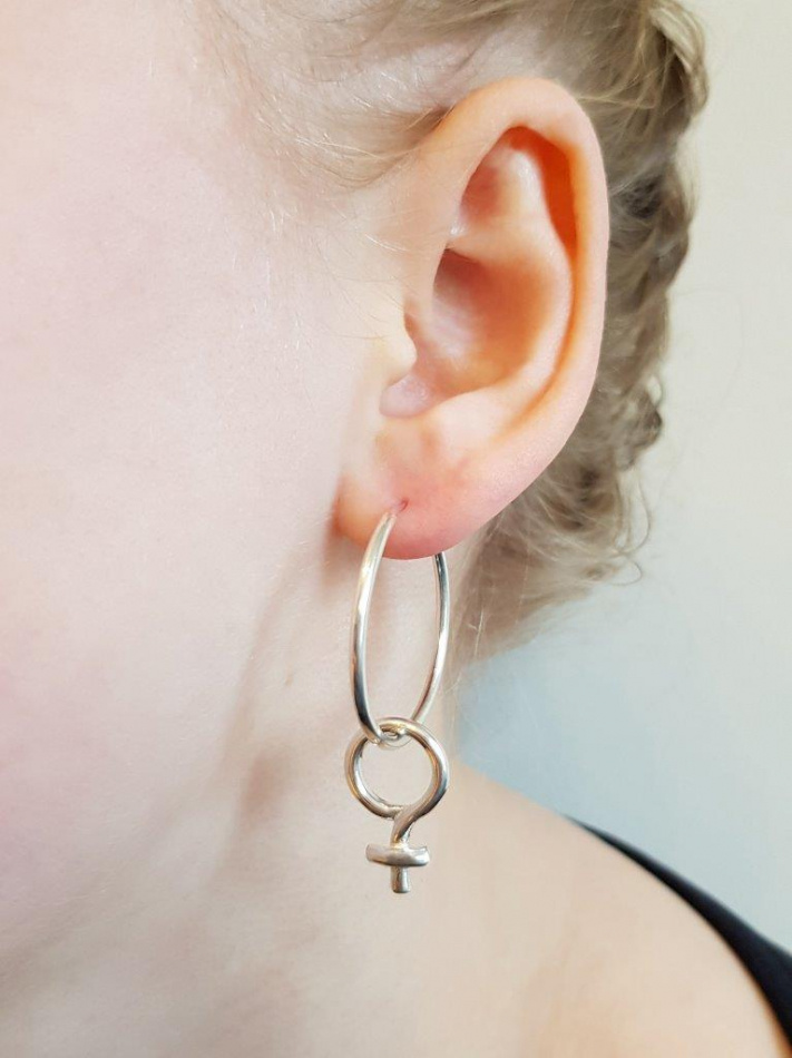 Kvinnosymbol - örringar 4