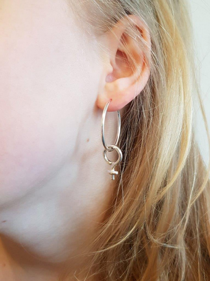 Kvinnosymbol - örringar 5