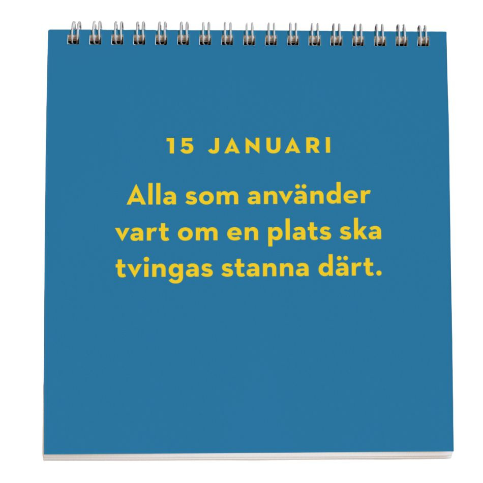 Svenska vitsord: bordskalender