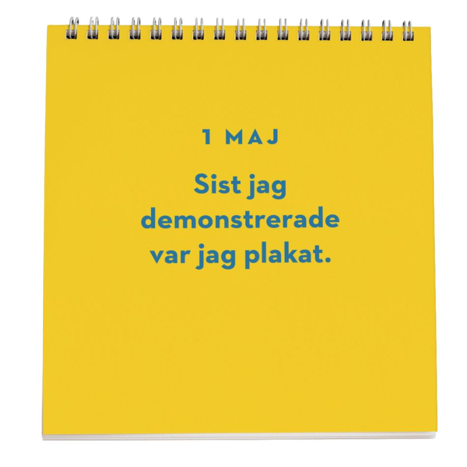 Svenska vitsord: bordskalender