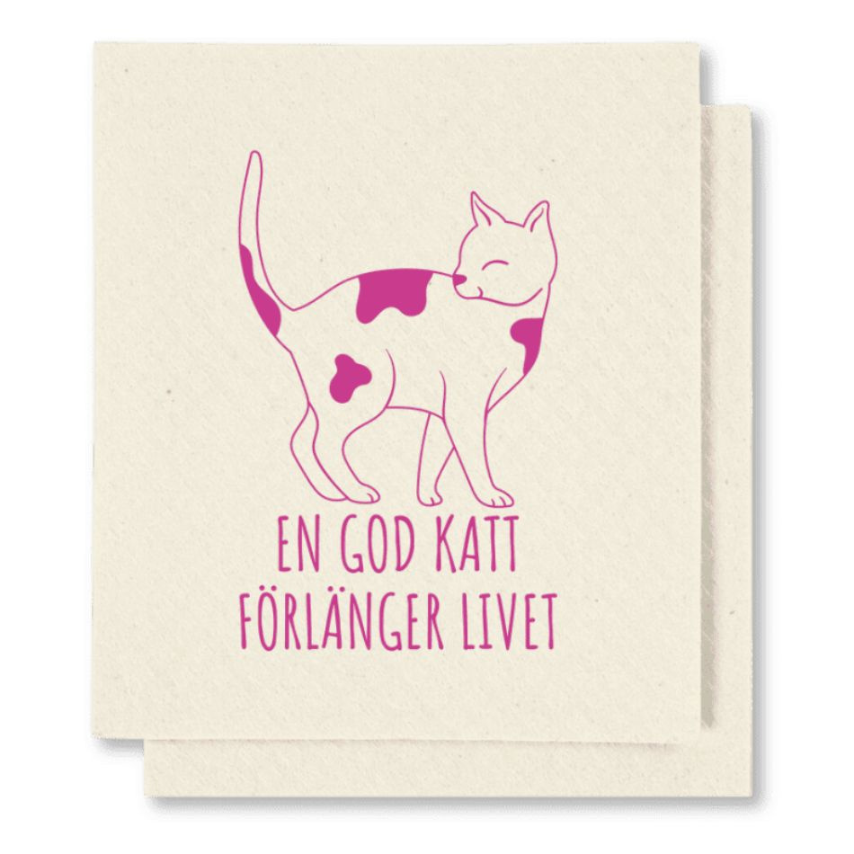 Disktrasa: En god katt förlänger livet (lila/2-pack)