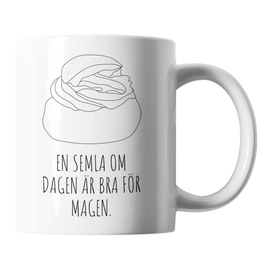 Mugg: En semla om dagen