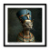 Inramad print (24X24 cm): Konstkatt 17 – Nefertiti Inramad print (24X24 cm): Konstkatt 17 – Nefertiti