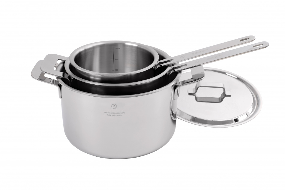 Kastrullkit,1,5l/3/6l