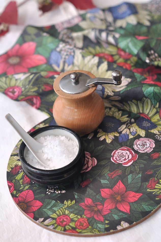 Grytunderlägg Old Flowers Original 2