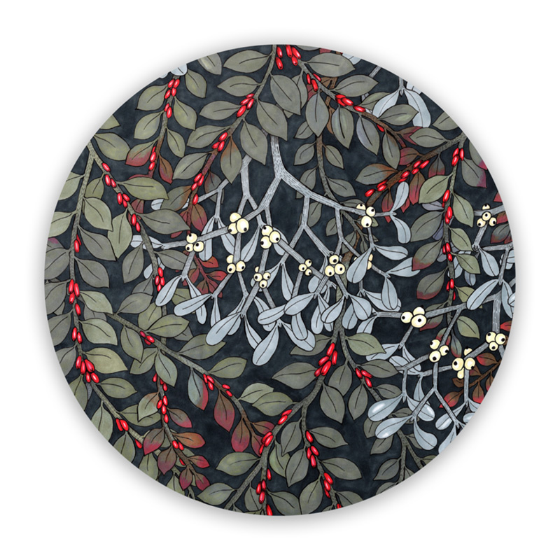 Grytunderlägg Mistel-Lingonoxbär