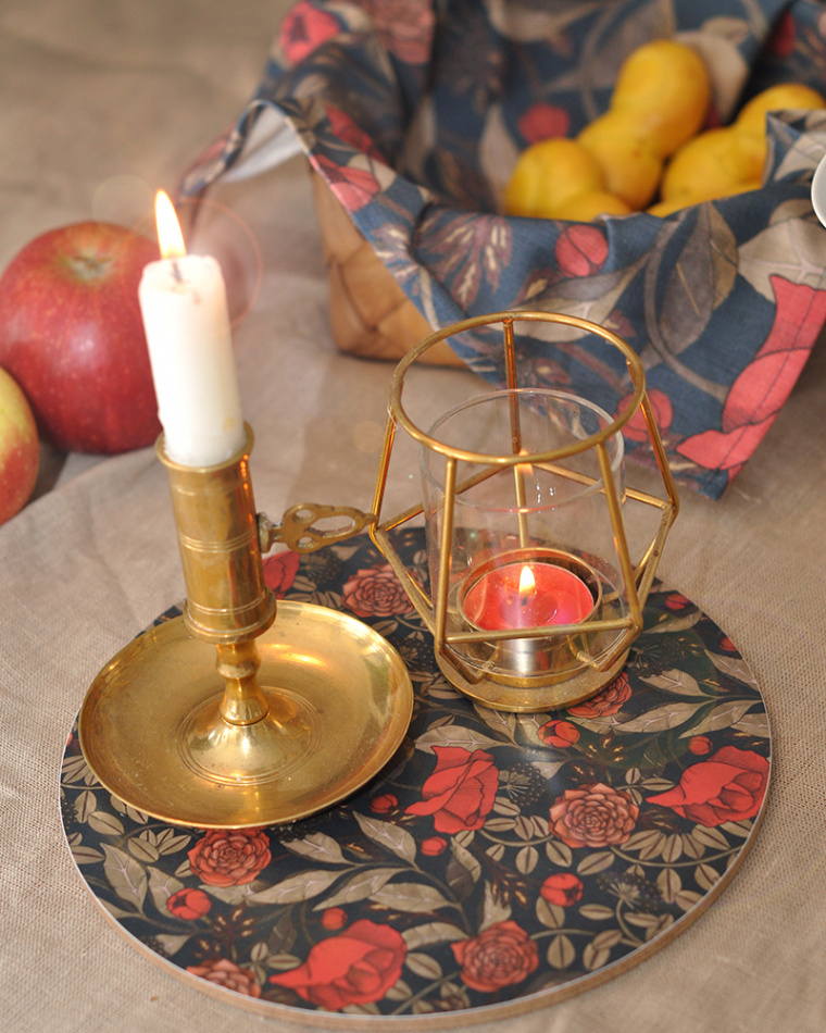 Grytunderlägg Solglänta Midnatt