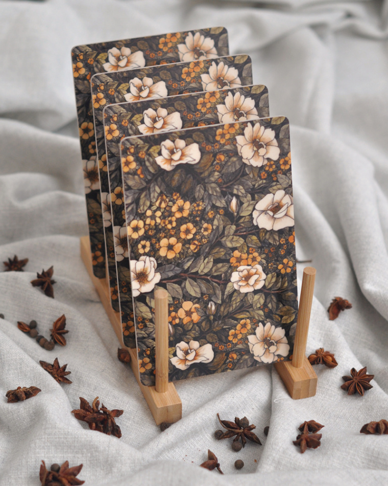 Smörgåsbricka Rosatok 4-p