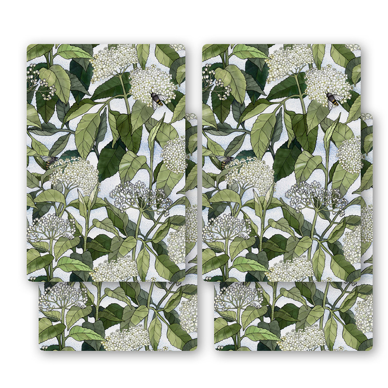 Smörgåsbricka Fläder 4-p