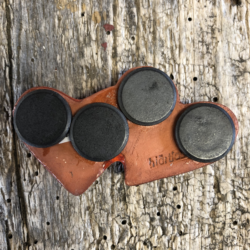 Dubbelhjärta med magnet 3