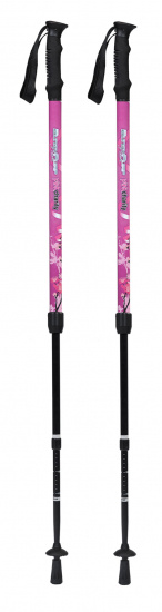 Gång/Träningsstavar med 4 kilos inbyggt motstånd - Bungy Pump Pink Charity