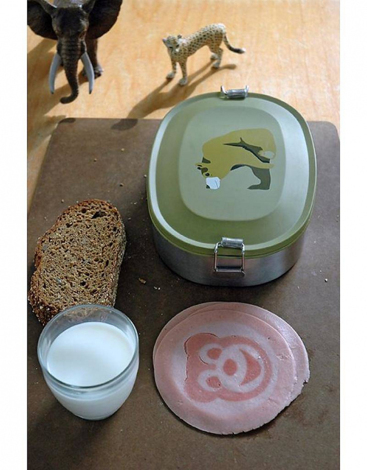 Matlåda av rostfritt stål Björn 2