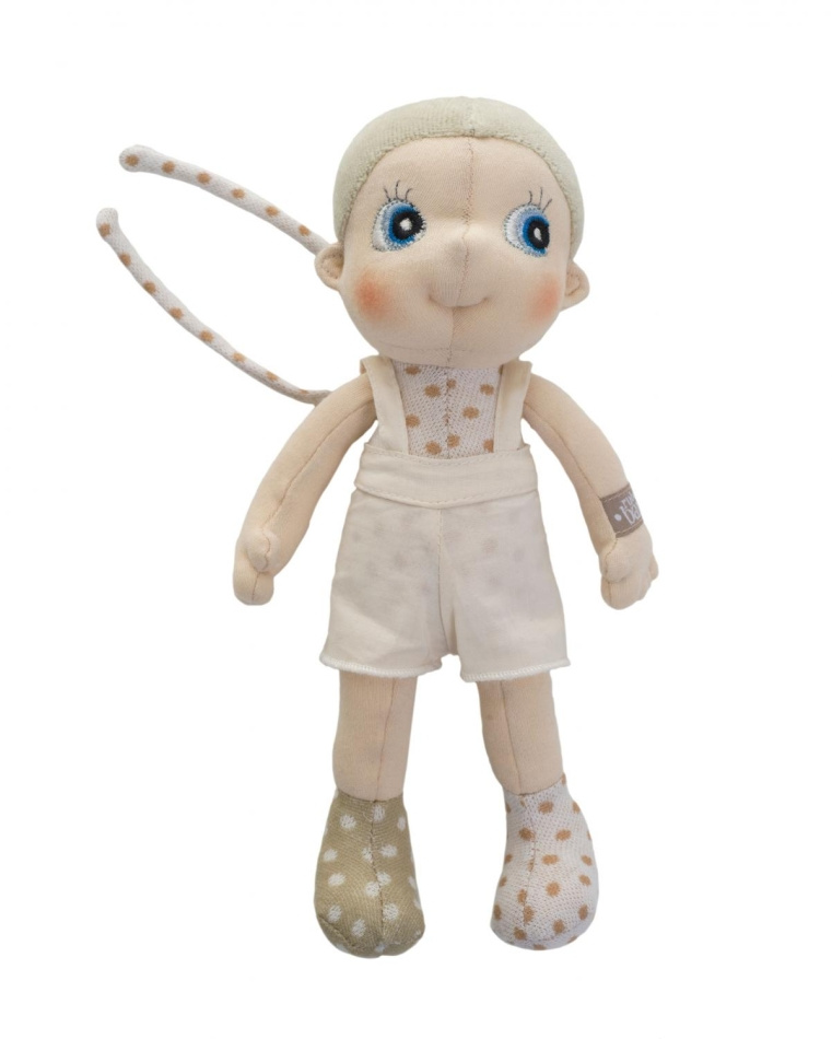 Mjuk ekologisk docka Rubens Mini EcoBuds - Elm 1