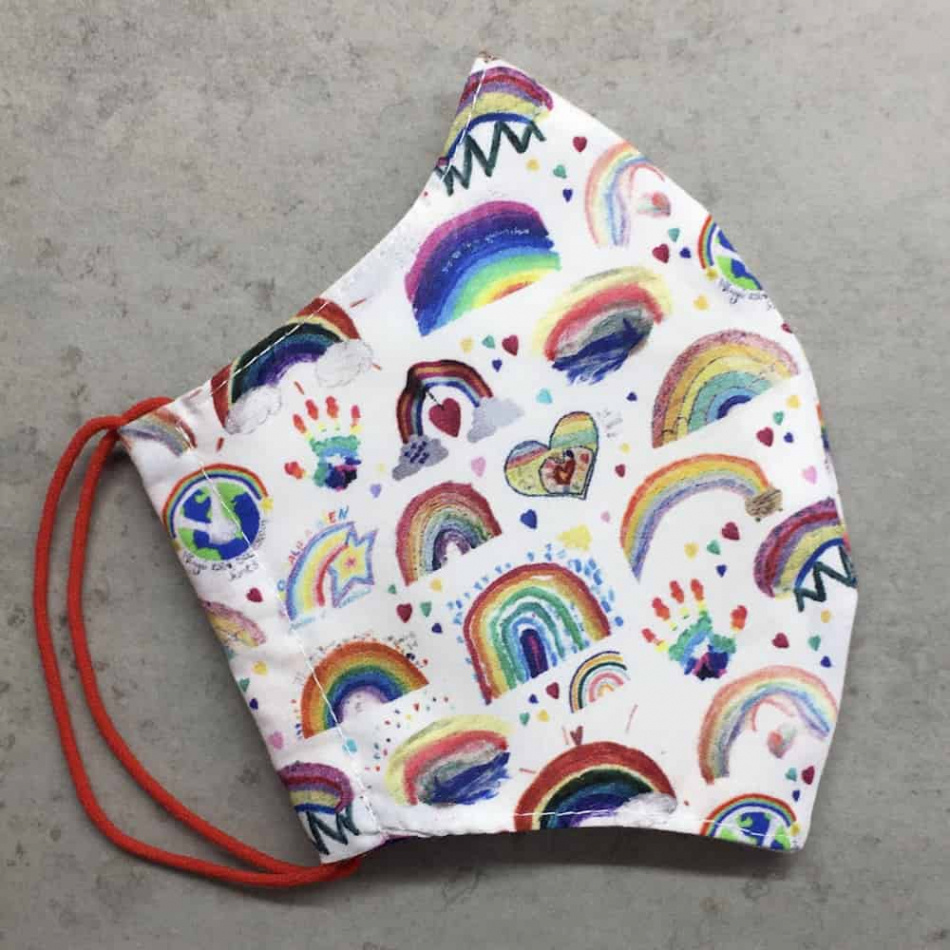 Ekologiskt munskydd Rainbow 2