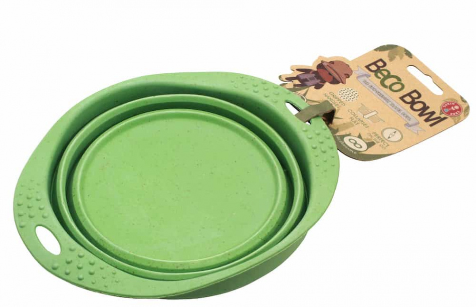 Djurmatskål hopfällbar 18 cm - large