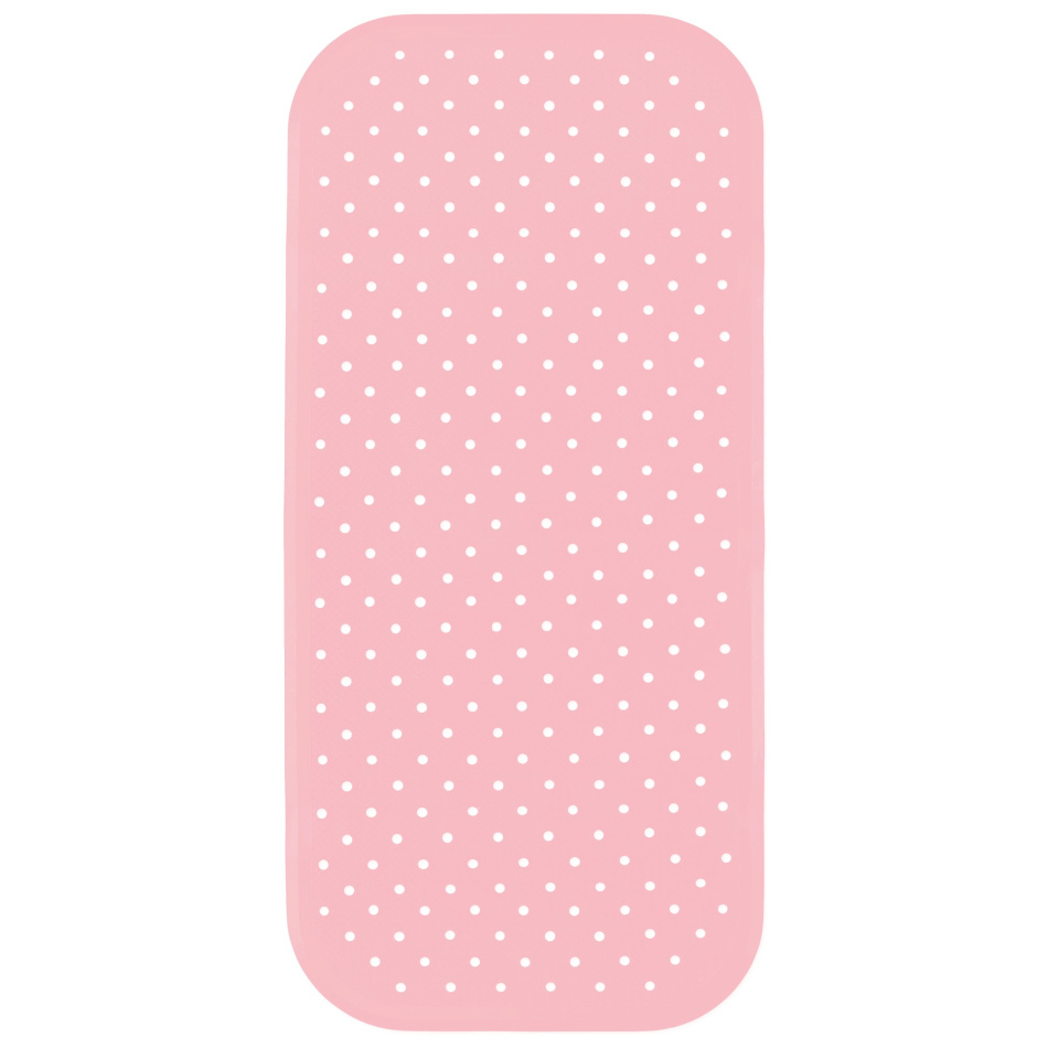 Badkarsmatta av fair trade naturgummi Pink - Fair Zone