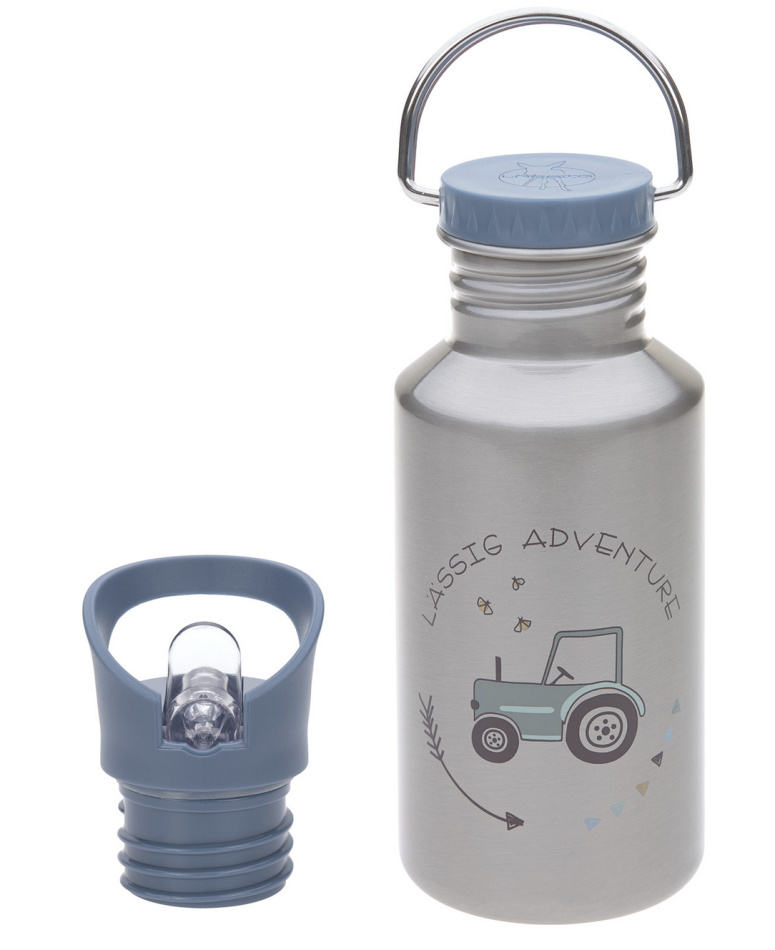 Lässig vattenflaska i rostfritt stål 500 ml - Adventure Tractor