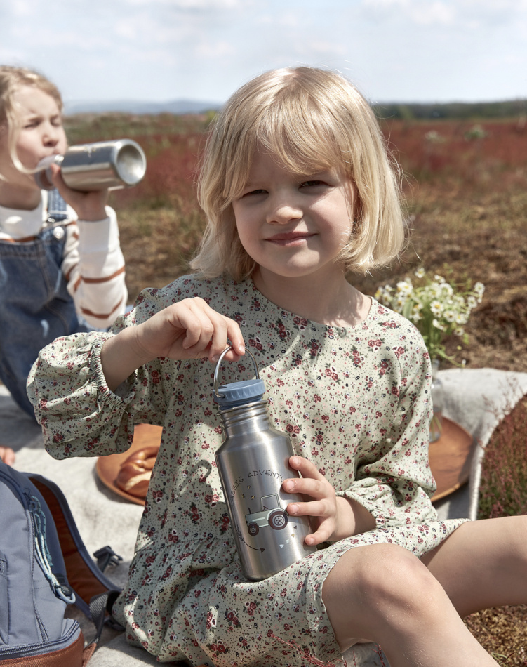 Lässig vattenflaska i rostfritt stål 500 ml - Adventure Tractor